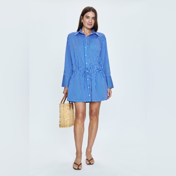 pistola Dresses & Skirts - PISTOLA LUCINDA DRESS - ULTRAMARINE STRIPE